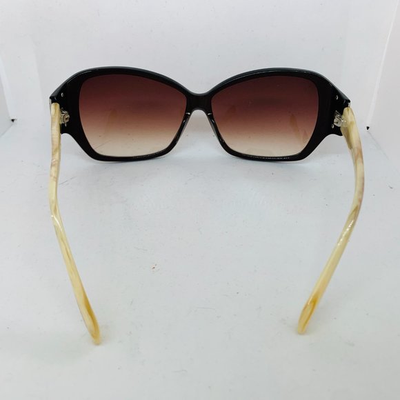 Oliver Peoples Brown White Ilsa Sunglasses - Picture 4 of 7